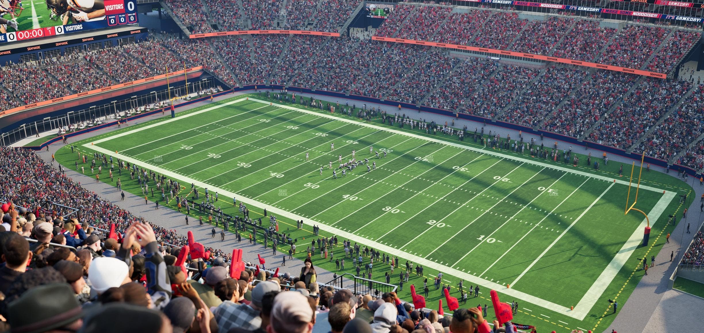 Gillette Stadium - Section 304 Seat View