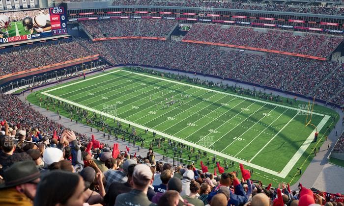 Gillette Stadium - Section 304 Seat View