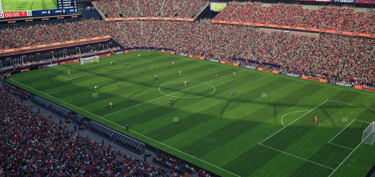 Gillette Stadium - Section 304 Seat View