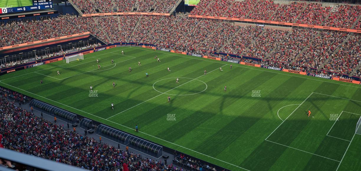 Gillette Stadium - Section 305 Seat View