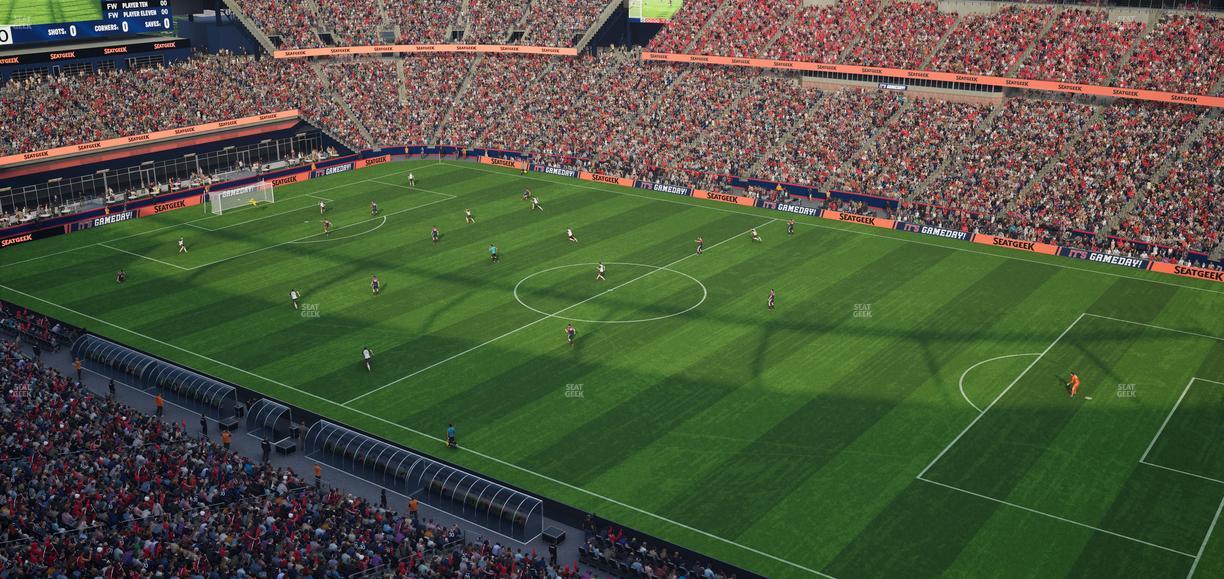 Gillette Stadium - Section 305 Seat View