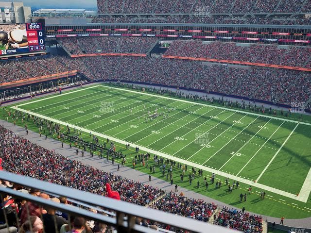 Gillette Stadium - Section 305 Seat View Gillette Stadium - Section 305 Seat View