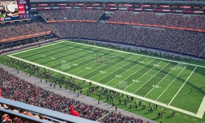 Gillette Stadium - Section 305 Seat View