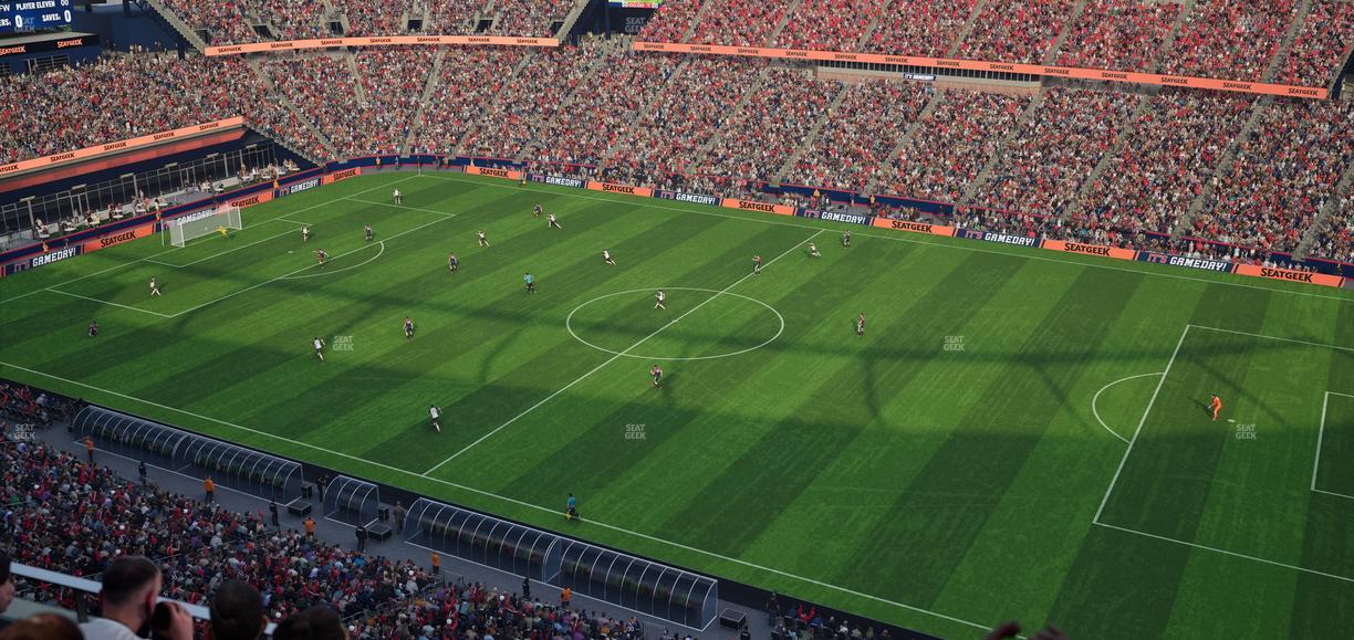 Gillette Stadium - Section 306 Seat View