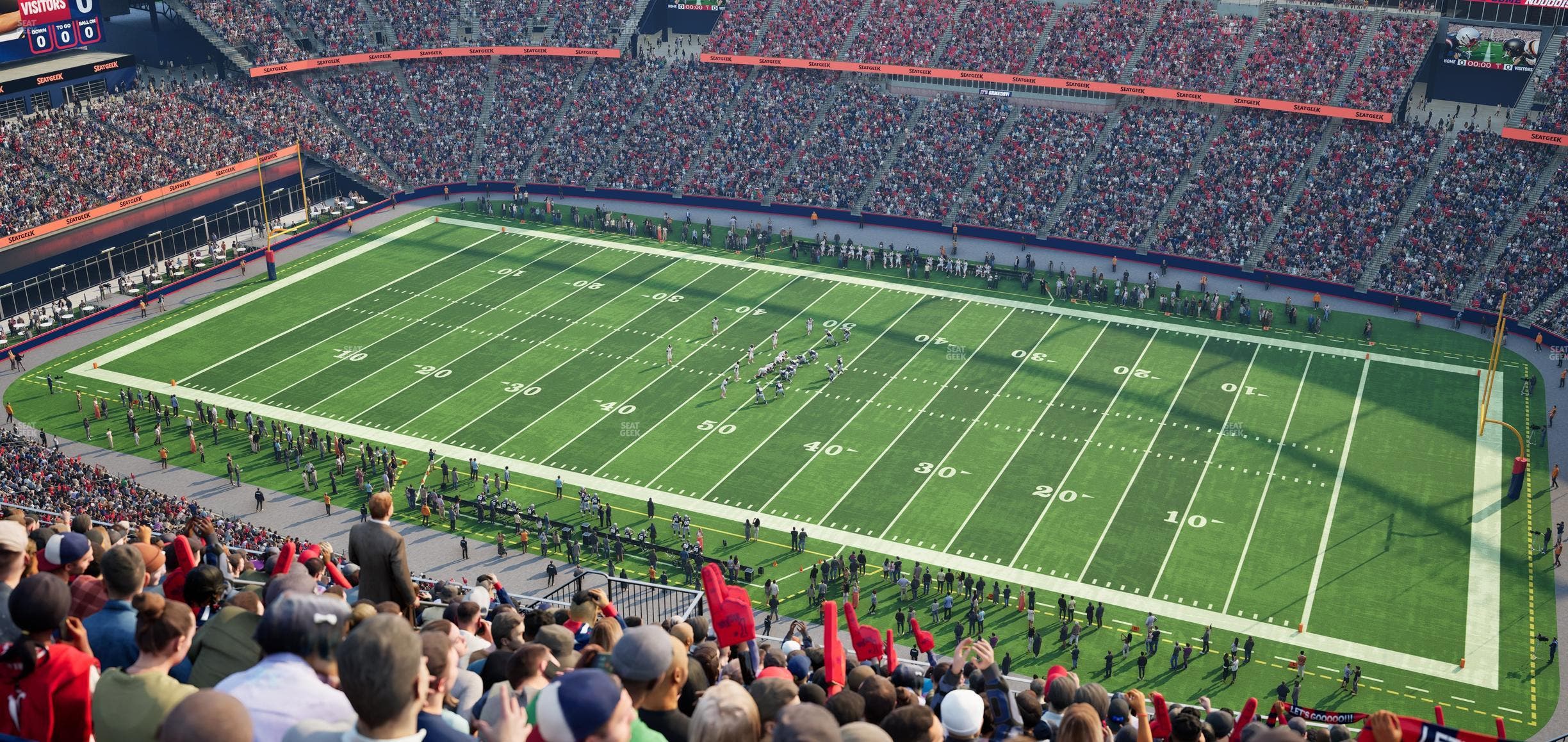 Gillette Stadium - Section 306 Seat View