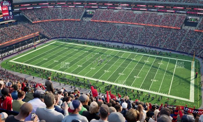 Gillette Stadium - Section 306 Seat View