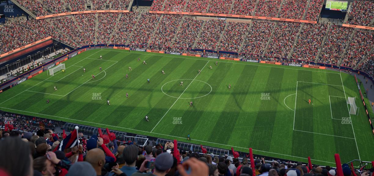 Gillette Stadium - Section 307 Seat View