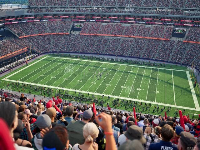 Gillette Stadium - Section 307 Seat View Gillette Stadium - Section 307 Seat View