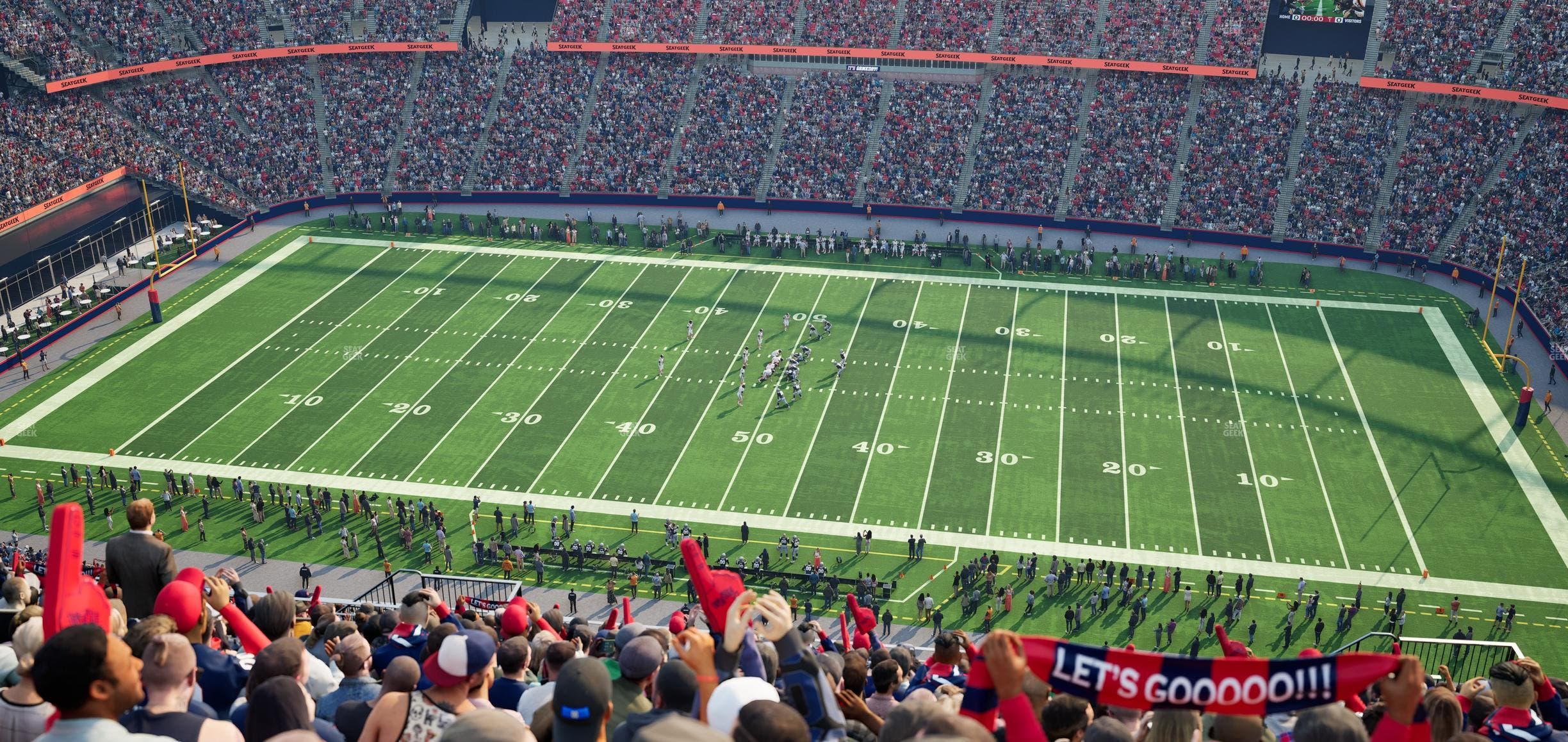 Gillette Stadium - Section 308 Seat View