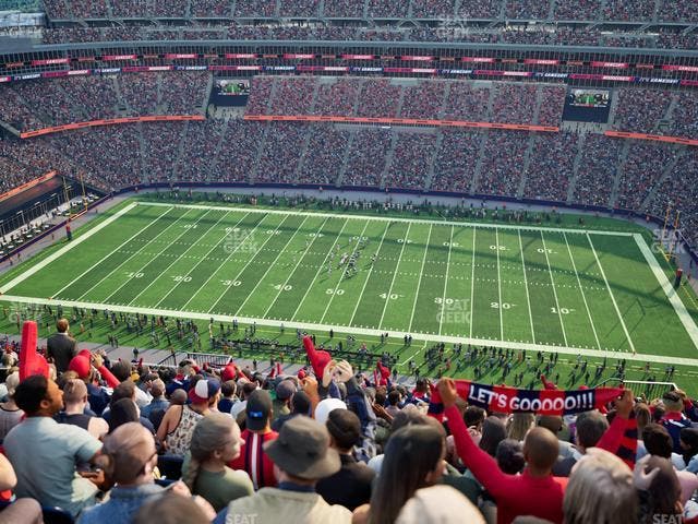 Gillette Stadium - Section 308 Seat View Gillette Stadium - Section 308 Seat View