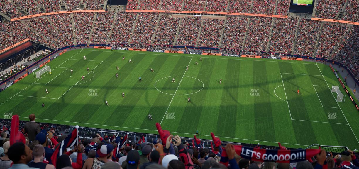 Gillette Stadium - Section 308 Seat View