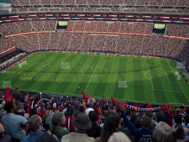 Gillette Stadium - Section 308 Seat View