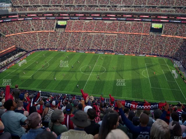 Gillette Stadium - Section 308 Seat View