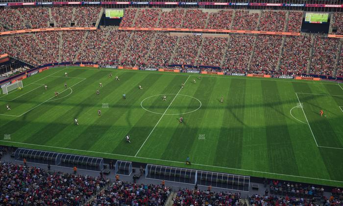 Gillette Stadium - Section 308 Seat View