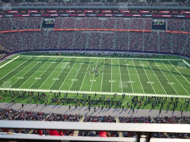 Gillette Stadium - Section 309 Seat View Gillette Stadium - Section 309 Seat View