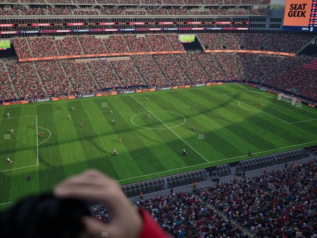 Gillette Stadium - Section 312 Seat View