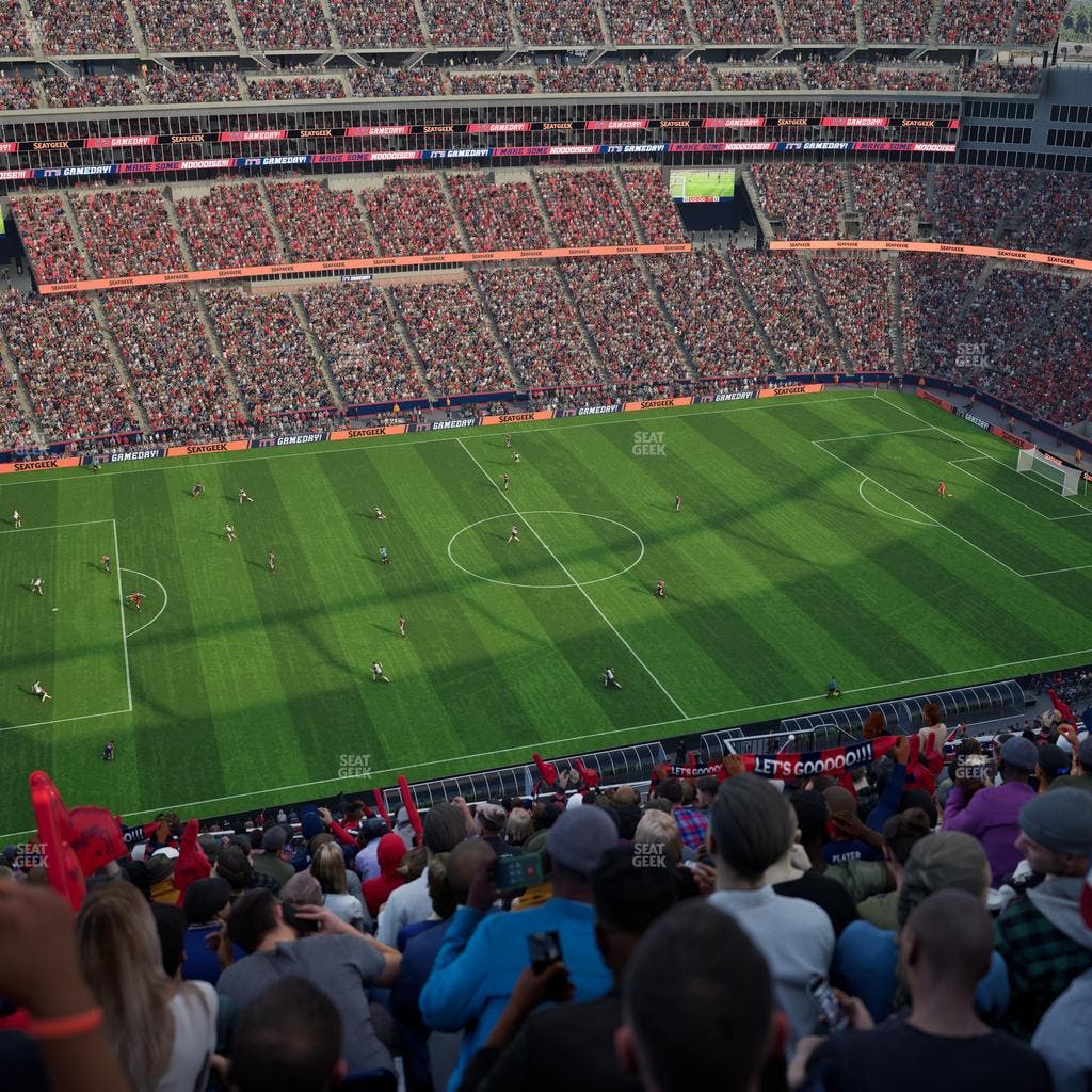 Gillette Stadium - Section 312 Seat View