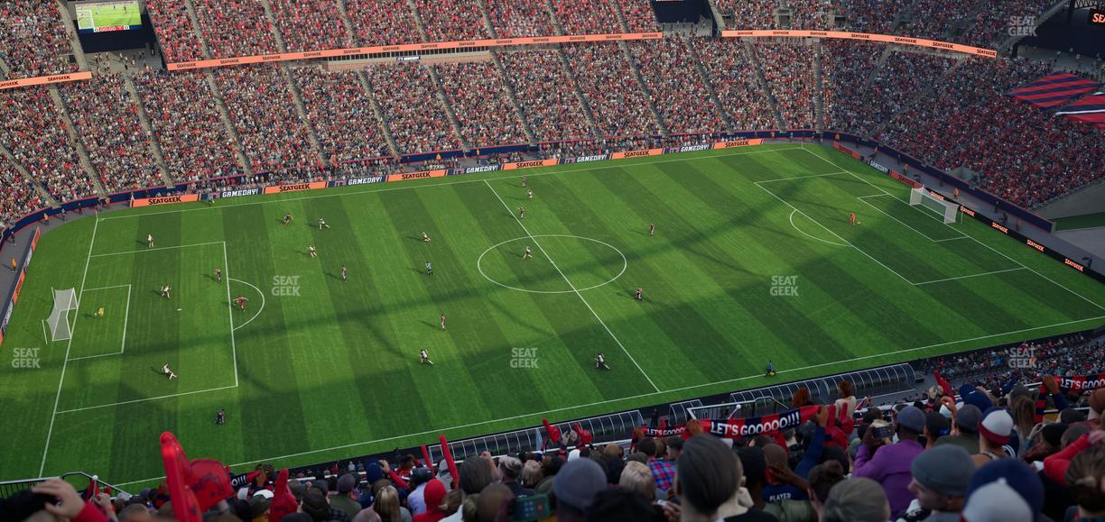 Gillette Stadium - Section 312 Seat View