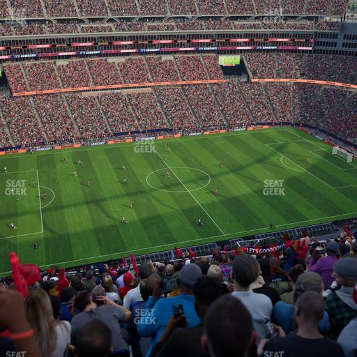 Gillette Stadium - Section 312 Seat View