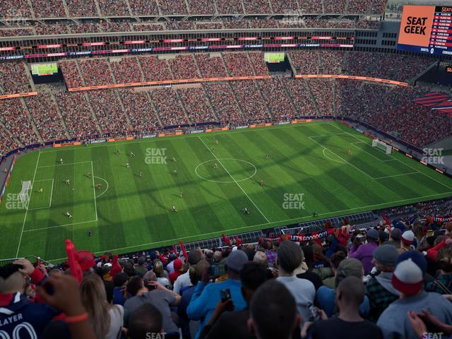 Gillette Stadium - Section 312 Seat View