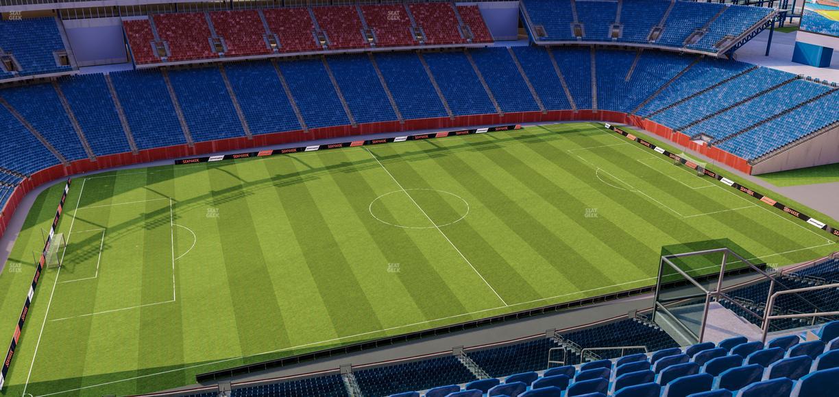 Gillette Stadium - Section 312 Seat View