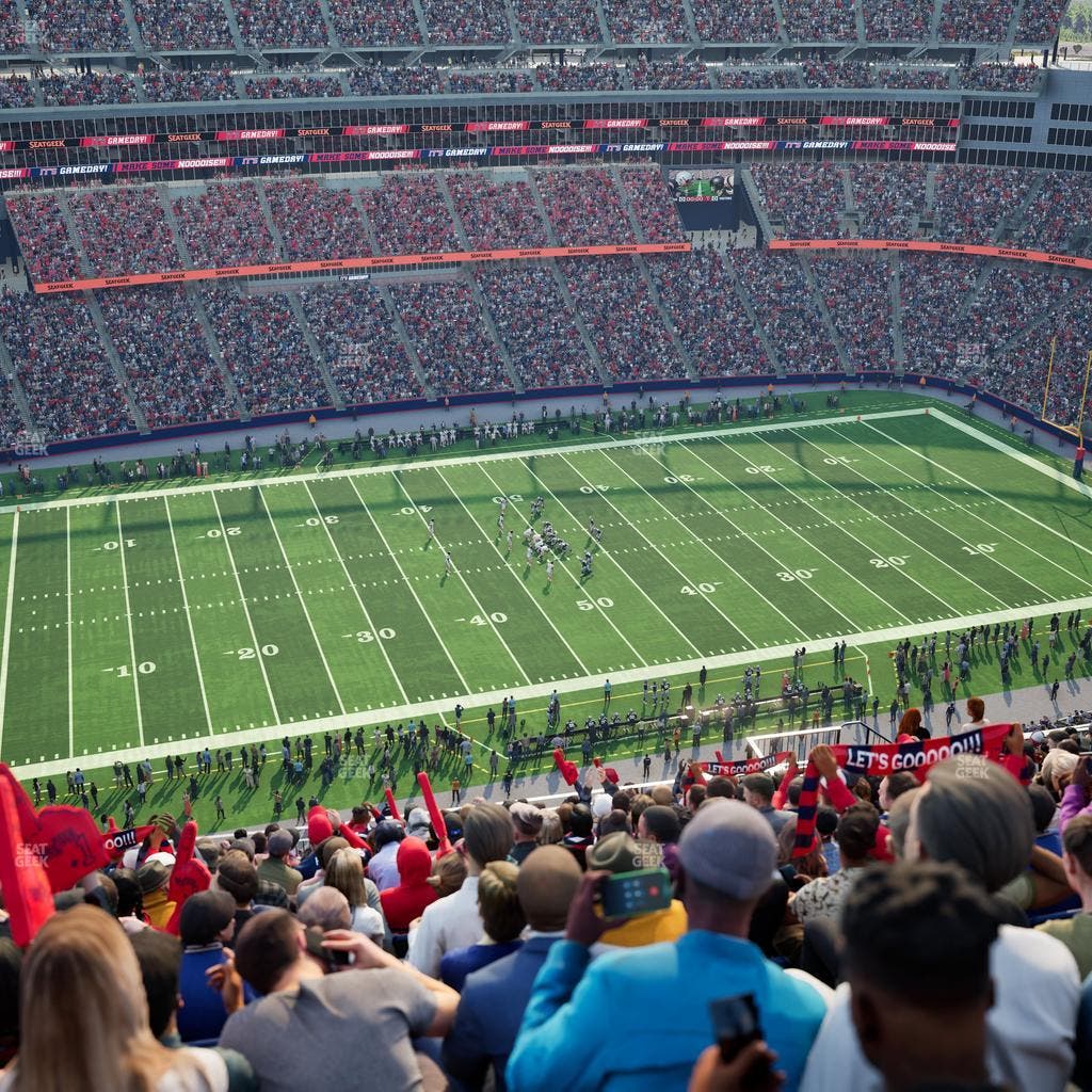 Gillette Stadium - Section 312 Seat View