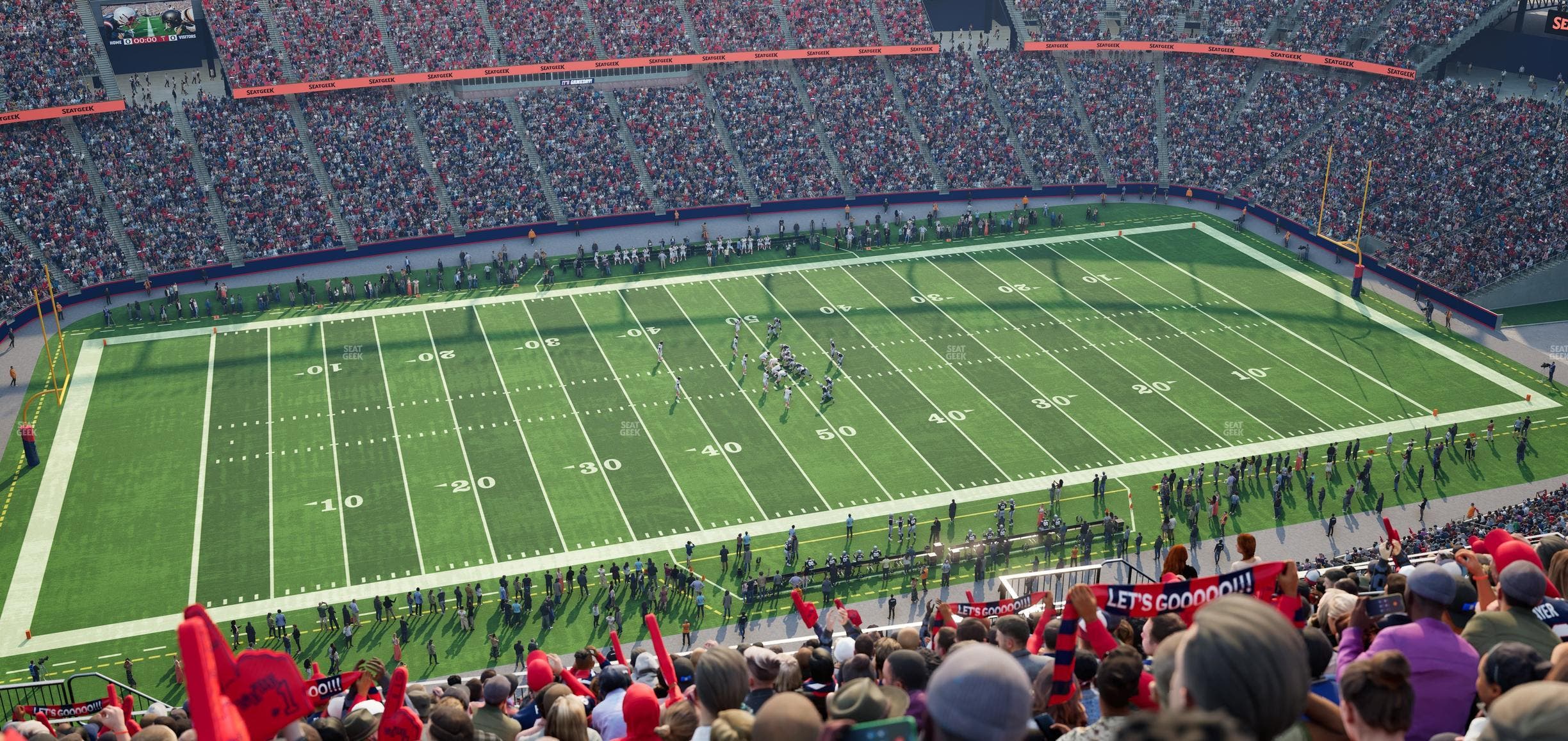 Gillette Stadium - Section 312 Seat View