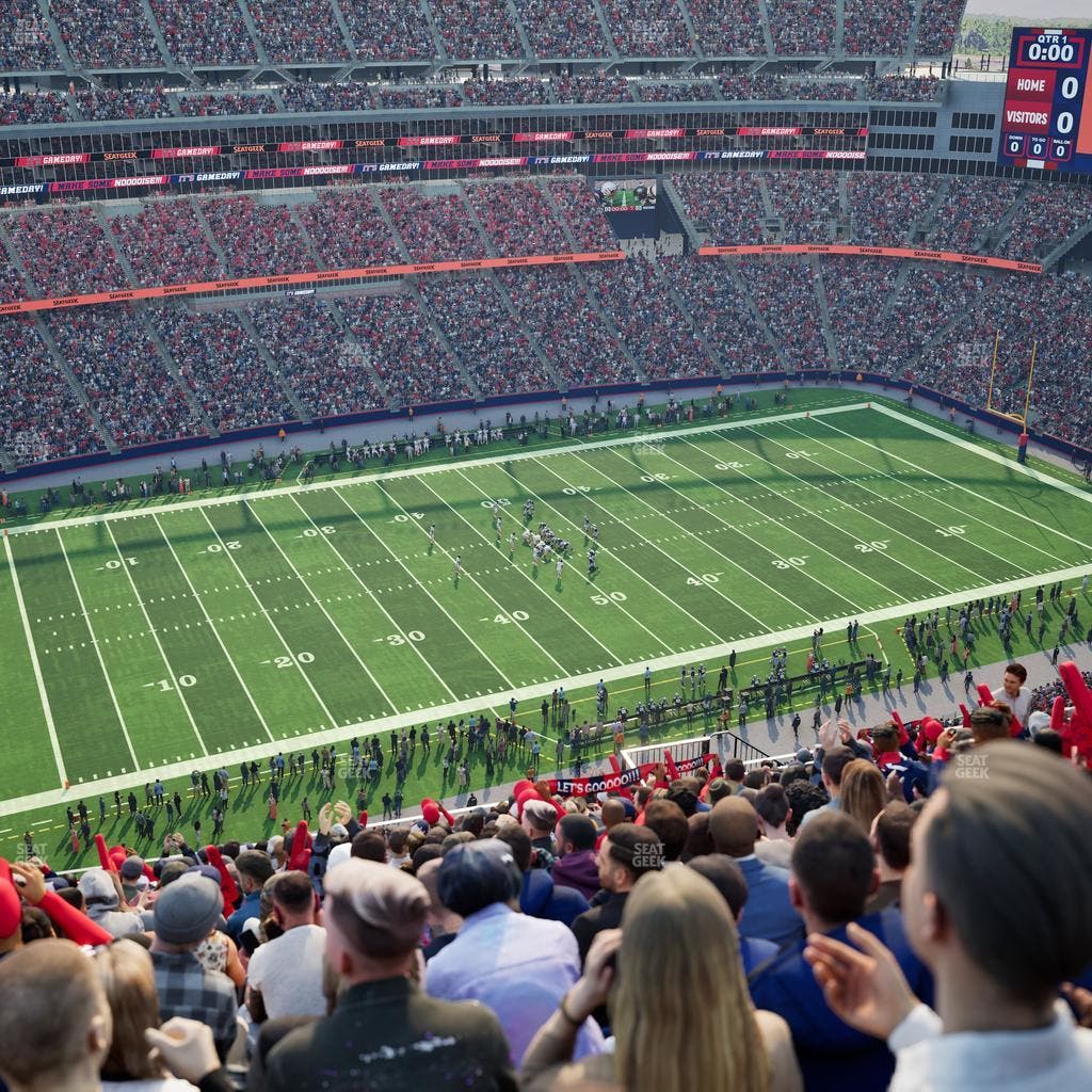 Gillette Stadium - Section 313 Seat View