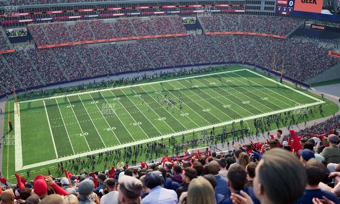 Gillette Stadium - Section 313 Seat View