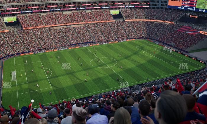 Gillette Stadium - Section 313 Seat View