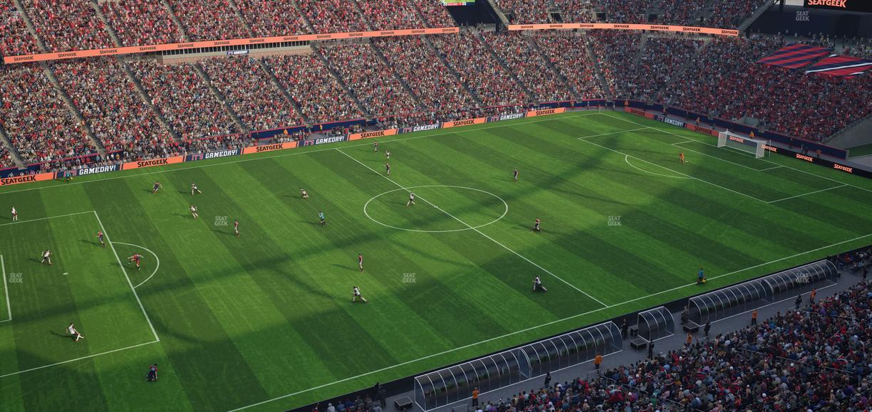 Gillette Stadium - Section 313 Seat View