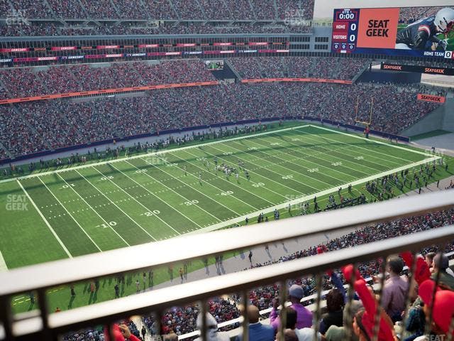 Gillette Stadium - Section 314 Seat View Gillette Stadium - Section 314 Seat View