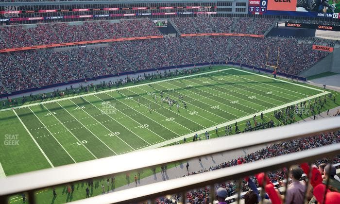 Gillette Stadium - Section 314 Seat View