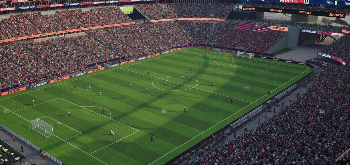 Gillette Stadium - Section 317 Seat View