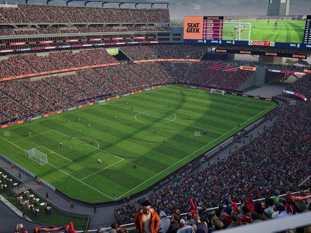 Gillette Stadium - Section 317 Seat View