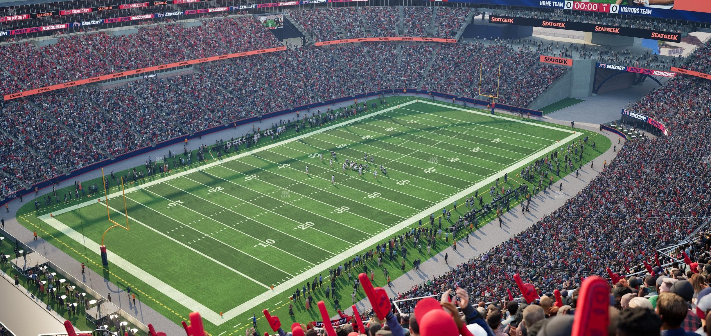 Gillette Stadium - Section 317 Seat View