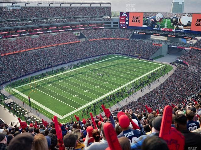 Gillette Stadium - Section 317 Seat View Gillette Stadium - Section 317 Seat View