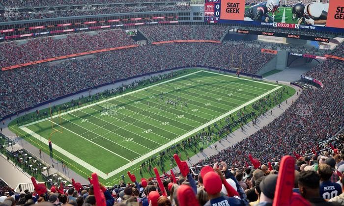 Gillette Stadium - Section 317 Seat View