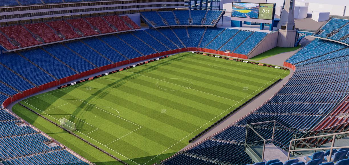 Gillette Stadium - Section 317 Seat View