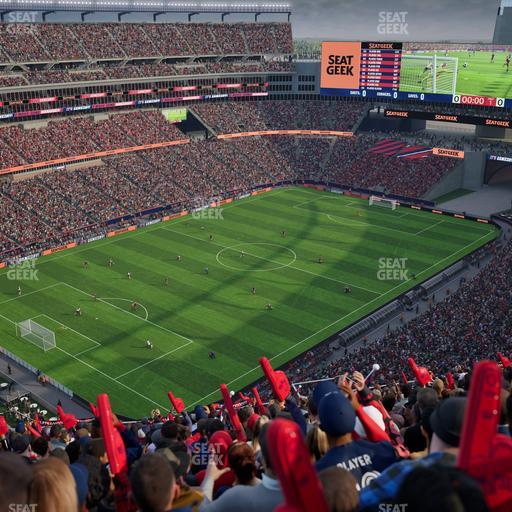 Gillette Stadium - Section 317 Seat View