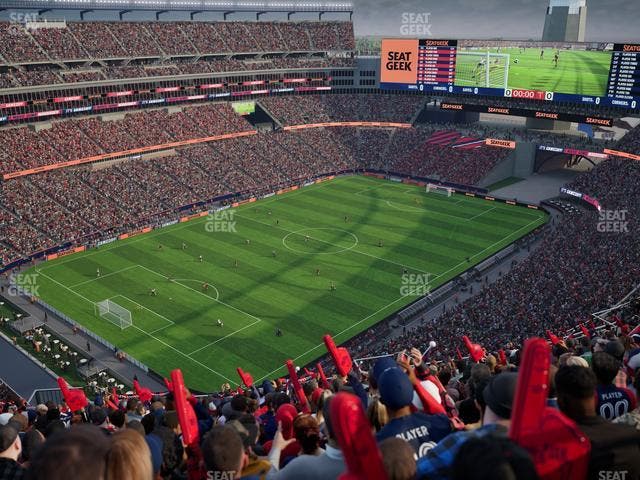 Gillette Stadium - Section 317 Seat View