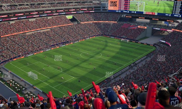 Gillette Stadium - Section 317 Seat View