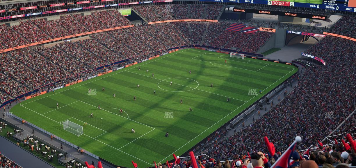 Gillette Stadium - Section 318 Seat View