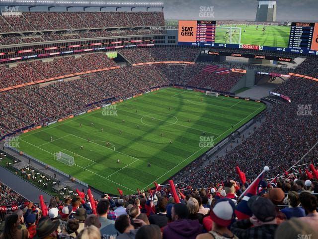 Gillette Stadium - Section 318 Seat View