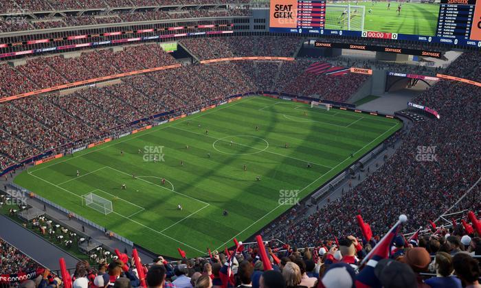 Gillette Stadium - Section 318 Seat View