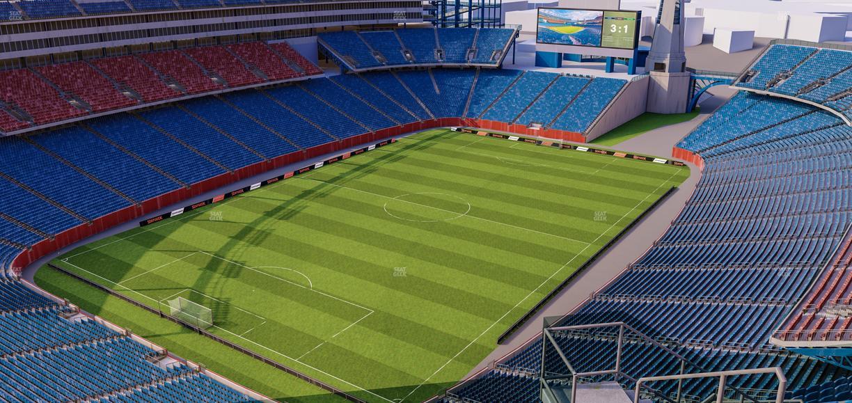 Gillette Stadium - Section 318 Seat View