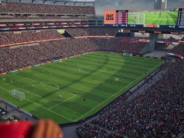 Gillette Stadium - Section 318 Seat View