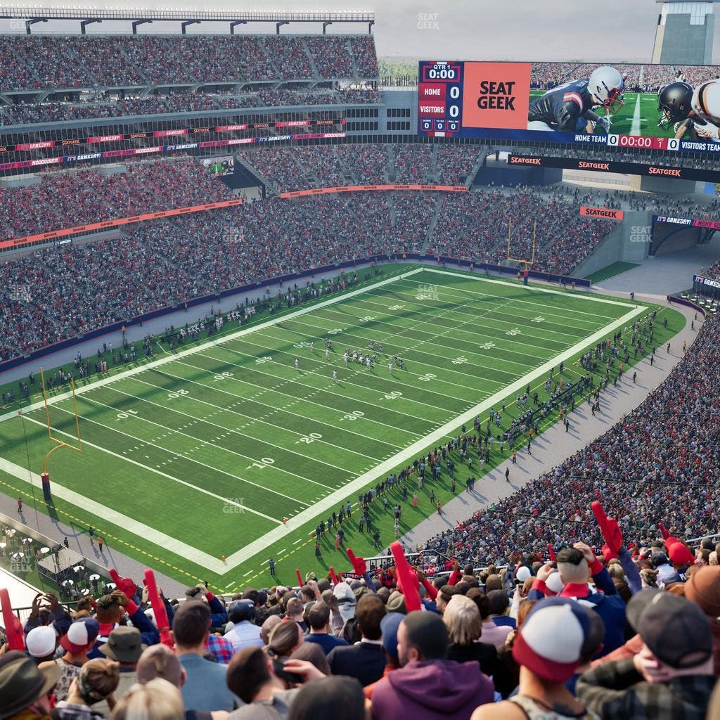 Gillette Stadium - Section 318 Seat View
