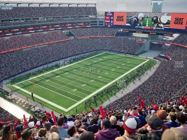 Gillette Stadium - Section 318 Seat View Gillette Stadium - Section 318 Seat View