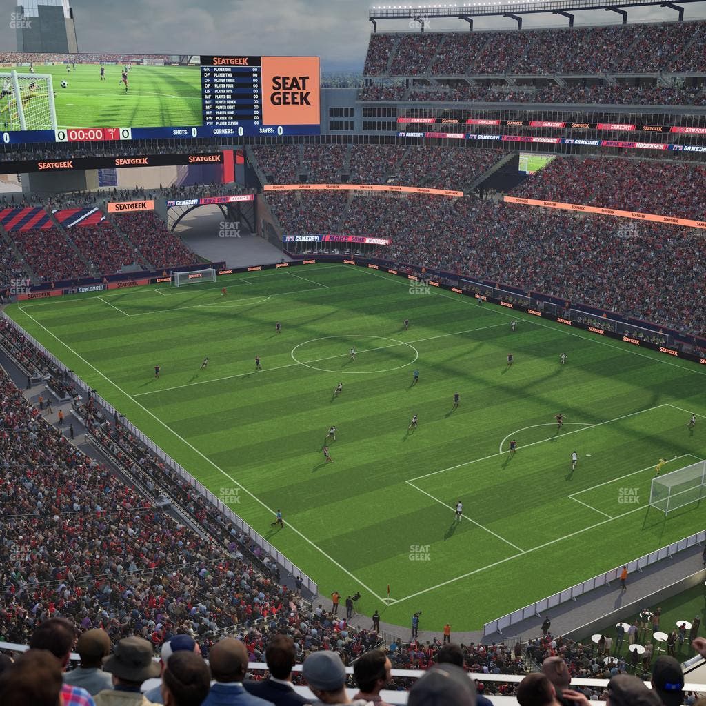 Gillette Stadium - Section 322 Seat View